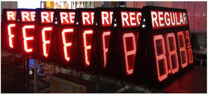 オイル価格、RF LCD 無線リモート・コントロール デジタル 7 の区分表示のための LED の給油所の印