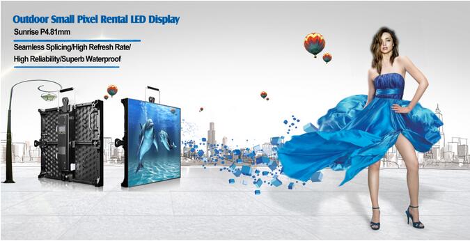 3D P4.81 SMD LED 表示 7500cd/M2 の HD 適用範囲が広い LED のビデオ・ディスプレイ 500 x 500mm のキャビネット サイズ