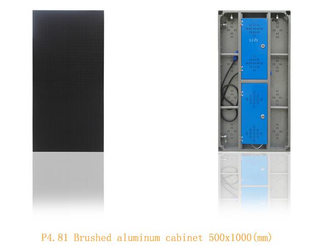 ピクセル ピッチ 4.81mm レンタル LED 表示 1/8 スキャン P5.95 P6.25